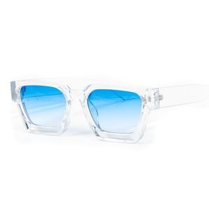 Clear Sky Blue Tint Large Men's Hip Hop Summer Fashion retro Sunglasses